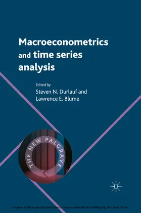 Durlauf / Blume |  Macroeconometrics and Time Series Analysis | eBook | Sack Fachmedien
