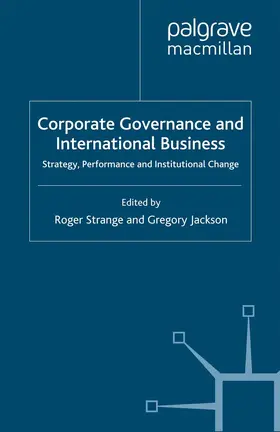 Strange / Jackson |  Corporate Governance and International Business | eBook | Sack Fachmedien