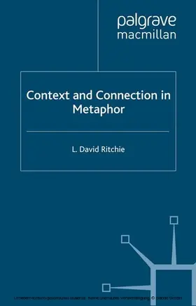 Ritchie | Context and Connection in Metaphor | E-Book | www.sack.de
