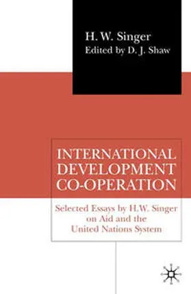 Shaw / Singer |  International Development Co-operation | eBook | Sack Fachmedien