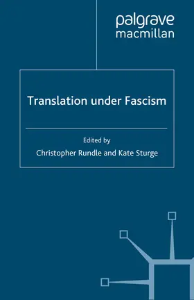 Rundle / Sturge |  Translation Under Fascism | eBook | Sack Fachmedien