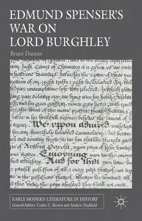 Danner |  Edmund Spenser's War on Lord Burghley | Buch |  Sack Fachmedien