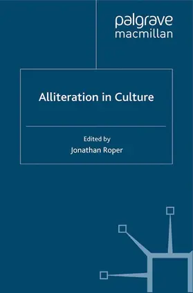 Roper |  Alliteration in Culture | eBook | Sack Fachmedien
