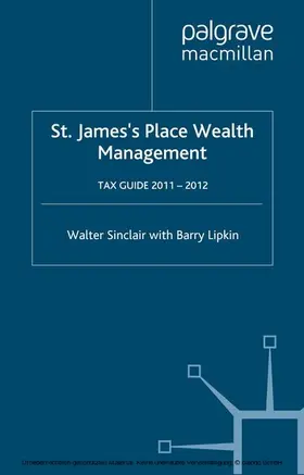 Sinclair / Lipkin |  St. James's Place Tax Guide 2011-2012 | eBook | Sack Fachmedien