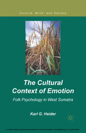 Heider |  The Cultural Context of Emotion | eBook | Sack Fachmedien