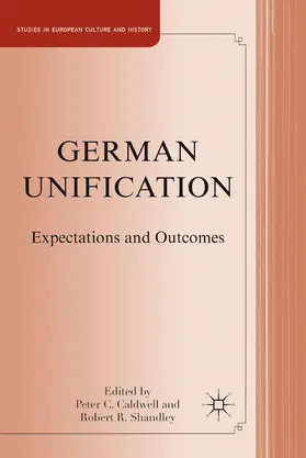 Caldwell / Shandley |  German Unification | eBook | Sack Fachmedien