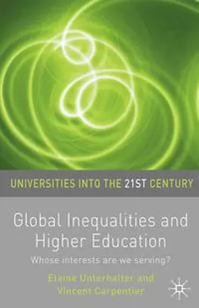 Unterhalter / Carpentier |  Global Inequalities and Higher Education | eBook | Sack Fachmedien
