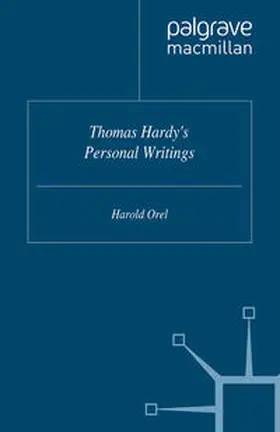 Orel |  Thomas Hardy's Personal Writings | eBook | Sack Fachmedien