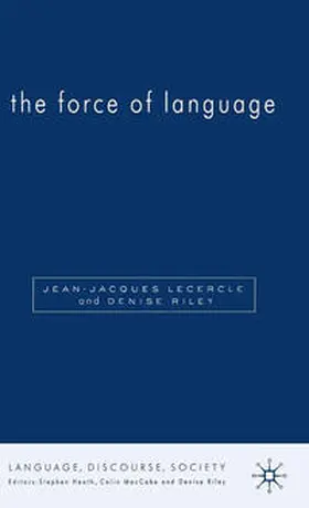 Riley / Lecercle |  The Force of Language | eBook | Sack Fachmedien