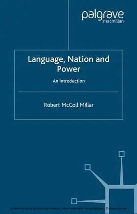 Millar |  Language, Nation and Power | eBook | Sack Fachmedien
