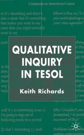 Richards |  Qualitative Inquiry in TESOL | eBook | Sack Fachmedien