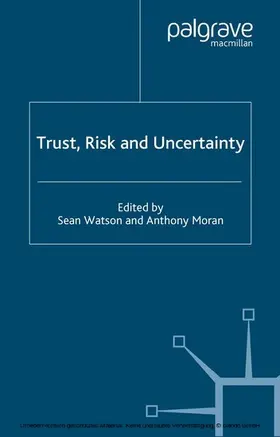 Watson / Moran |  Trust, Risk and Uncertainty | eBook | Sack Fachmedien