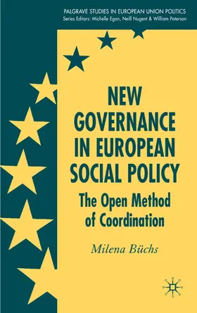 Büchs |  New Governance in European Social Policy | Buch |  Sack Fachmedien