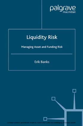 Banks |  Liquidity Risk | eBook | Sack Fachmedien
