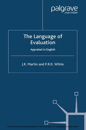 Martin / White |  The Language of Evaluation | eBook | Sack Fachmedien