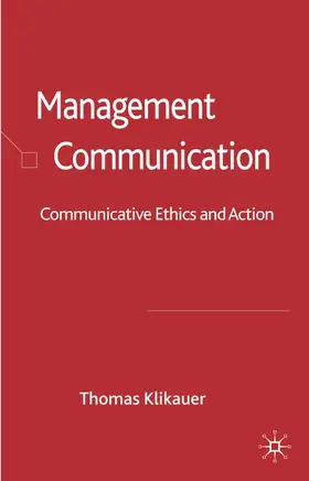 Klikauer |  Management Communication | Buch |  Sack Fachmedien