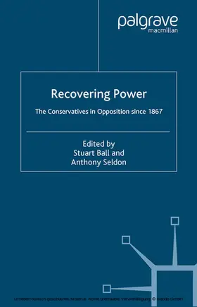 Seldon / Ball |  Recovering Power | eBook | Sack Fachmedien