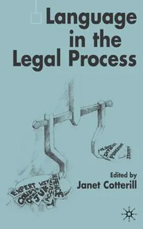Cotterill |  Language in the Legal Process | eBook | Sack Fachmedien