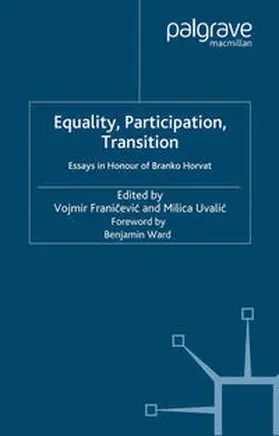 Franicevic / Uvalic |  Equality, Participation, Transition | eBook | Sack Fachmedien