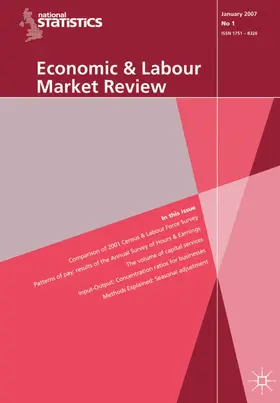 NA |  Economic and Labour Market Review Vol 1, no 12 | Buch |  Sack Fachmedien