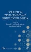 Kornai / Mátyás / Roland |  Corruption, Development and Institutional Design | Buch |  Sack Fachmedien