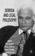 Goodrich / Hoffmann / Rosenfeld |  Derrida and Legal Philosophy | Buch |  Sack Fachmedien