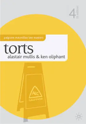 Mullis / Oliphant | Torts | Buch | 978-0-230-57675-9 | www.sack.de