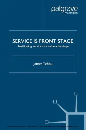 Teboul | Service is Front Stage | E-Book | sack.de