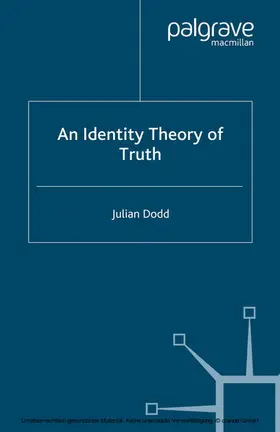 Dodd |  An Identity Theory of Truth | eBook | Sack Fachmedien