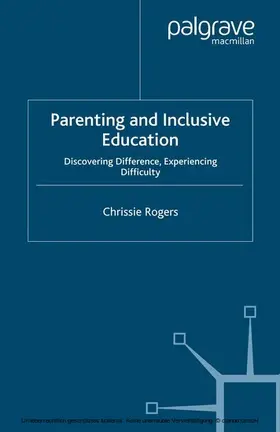 Rogers |  Parenting and Inclusive Education | eBook | Sack Fachmedien