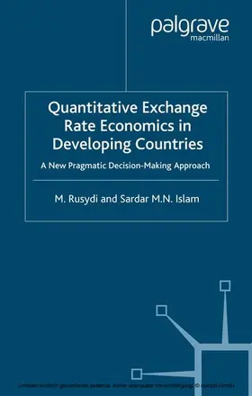Rusydi / Islam |  Quantitative Exchange Rate Economics in Developing Countries | eBook | Sack Fachmedien