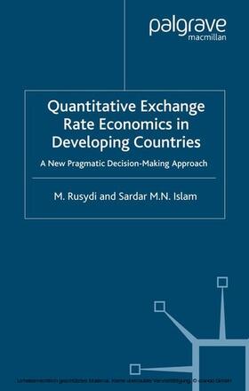 Rusydi / Islam | Quantitative Exchange Rate Economics in Developing Countries | E-Book | sack.de
