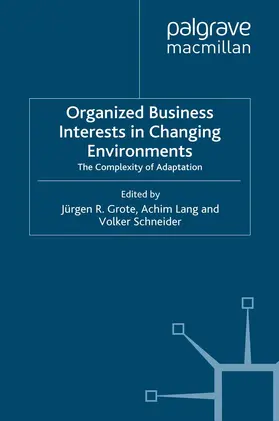 Grote / Lang / Schneider |  Organized Business Interests in Changing Environments | eBook | Sack Fachmedien