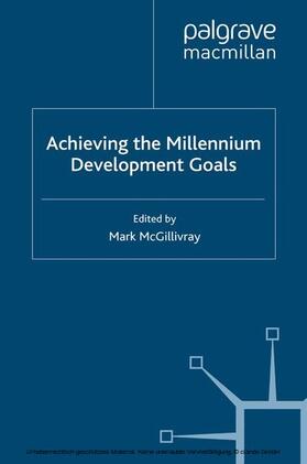 McGillivray | Achieving the Millennium Development Goals | E-Book | sack.de