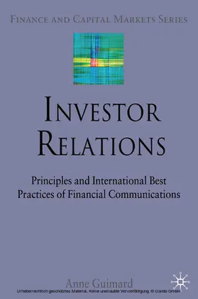 Guimard |  Investor Relations | eBook | Sack Fachmedien