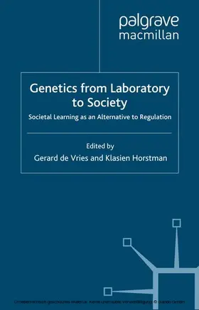 Horstman |  Genetics from Laboratory to Society | eBook | Sack Fachmedien