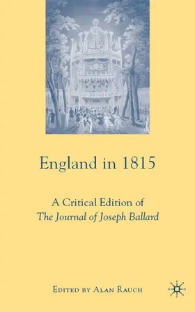 Rauch |  England in 1815 | Buch |  Sack Fachmedien