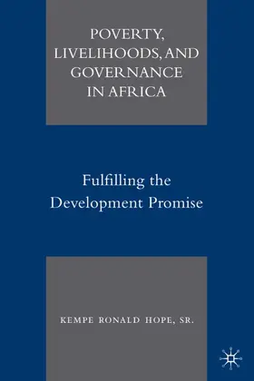 Hope |  Poverty, Livelihoods, and Governance in Africa | Buch |  Sack Fachmedien
