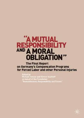 Saathoff / Jansen |  "A Mutual Responsibility and a Moral Obligation" | Buch |  Sack Fachmedien