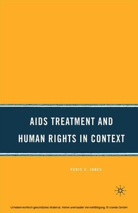 Jones | AIDS Treatment and Human Rights in Context | E-Book | sack.de