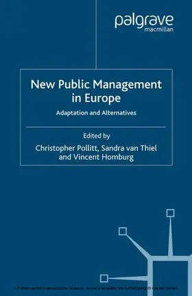 Pollitt / Thiel / Homburg |  New Public Management in Europe | eBook | Sack Fachmedien