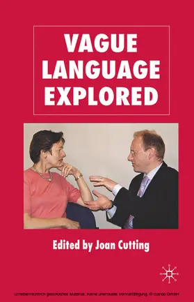 Cutting |  Vague Language Explored | eBook | Sack Fachmedien