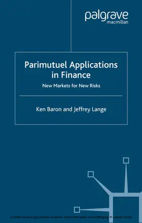Baron / Lange |  Parimutuel Applications In Finance | eBook | Sack Fachmedien