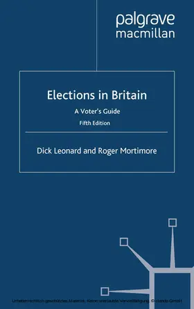 Leonard / Mortimore |  Elections in Britain | eBook | Sack Fachmedien