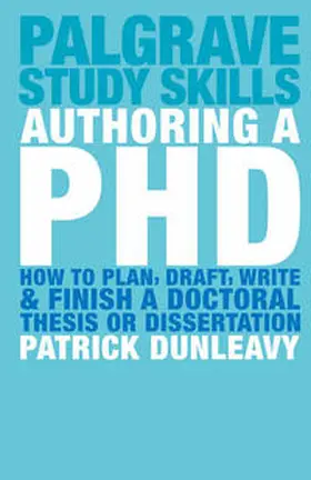 Dunleavy |  Authoring a PhD | eBook | Sack Fachmedien