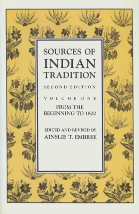 Embree / Dunbar | Sources of Indian Tradition | Buch | 978-0-231-06651-8 | sack.de
