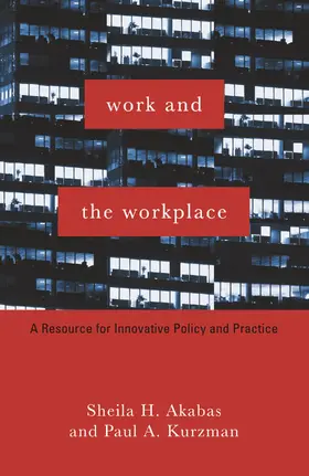 Akabas / Kurzman |  Work and the Workplace - A Resource for Innovative  Policy and Practice | Buch |  Sack Fachmedien