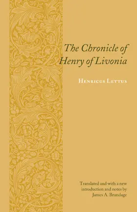 Lettus | Chronicle of Henry of Livonia | Buch | 978-0-231-12889-6 | sack.de