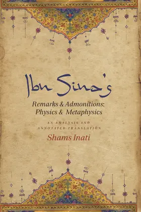  Ibn Sina's Remarks and Admonitions: Physics and Metaphysics | Buch |  Sack Fachmedien