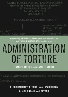 Jaffer / Singh |  Administration of Torture | eBook | Sack Fachmedien